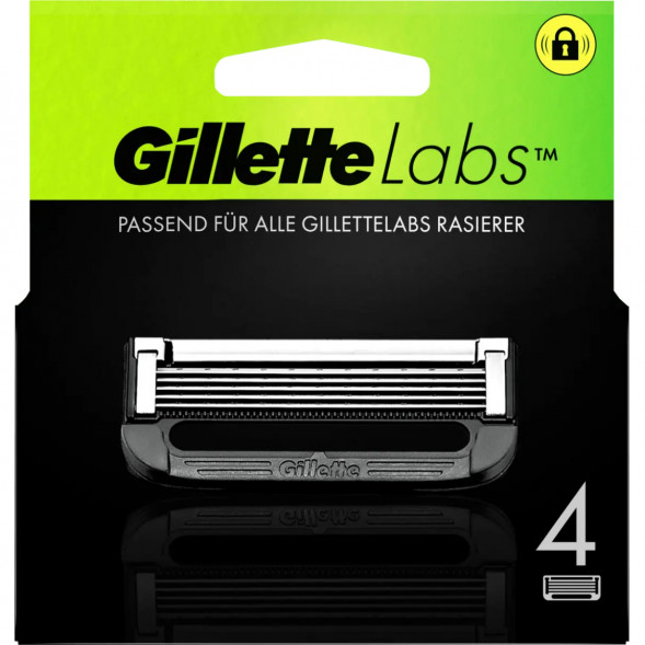 Лезвия для бритвы Gillette Labs, 4 шт. в Тюмени