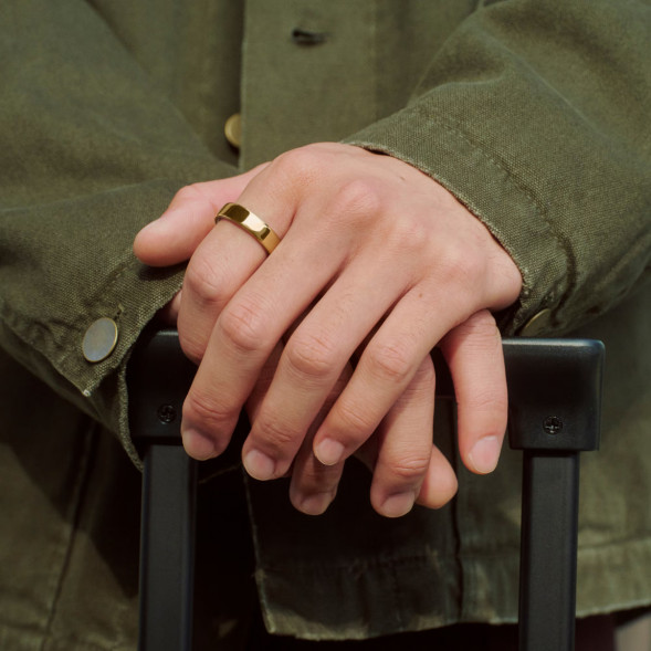 Умное кольцо Oura Ring 5 (размер 8), золотой/Gold в Тюмени