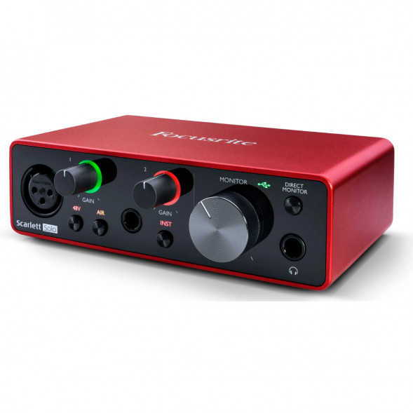 Внешняя звуковая карта FOCUSRITE Scarlett Solo 3rd Gen в Тюмени