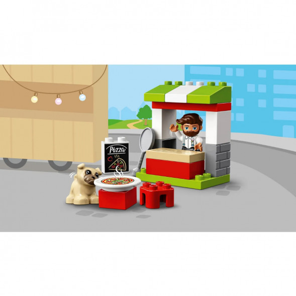 Конструктор LEGO DUPLO 10927 Town Киоск-пиццерия в Тюмени