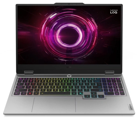 Ноутбук Lenovo LOQ 15AHP10 (83JG003EPB) (15.6 &amp;quot;, Ryzen 7 250 3.3 ГГц, 8 ядер, 16 Гб DDR5, 512 Гб SSD, GeForce RTX 5050, Windows 11 Home), Серый в Тюмени