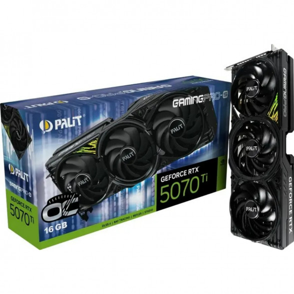 Видеокарта Palit NVIDIA GeForce RTX 5070TI PA-RTX5070TI GAMINGPRO-S OC 16ГБ GDDR7 в Тюмени