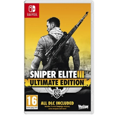 Игра Sniper Elite 3 Ultimate Edition для Nintendo Switch, картридж в Тюмени
