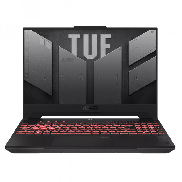 Ноутбук ASUS TUF Gaming A17 FA707NUG-HX156 (17.3&amp;quot;, IPS, 6 ядер, AMD Ryzen 7 7445HS 3.2 ГГц, 16 ГБ DDR5, SSD 512 ГБ, NVIDIA GeForce RTX 4050 - 6 ГБ, без ОС), черный в Тюмени