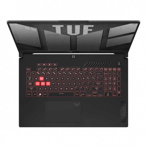 Ноутбук ASUS TUF Gaming A17 FA707NUG-HX156 (17.3&amp;quot;, IPS, 6 ядер, AMD Ryzen 7 7445HS 3.2 ГГц, 16 ГБ DDR5, SSD 512 ГБ, NVIDIA GeForce RTX 4050 - 6 ГБ, без ОС), черный в Тюмени