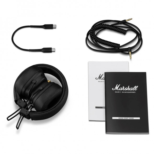 Беспроводные наушники Marshall Major V, чёрный в Тюмени