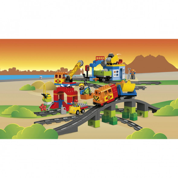 Конструктор LEGO DUPLO Town 10508 Большой поезд в Тюмени