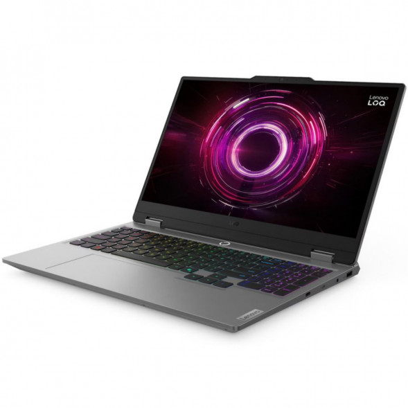 Ноутбук Lenovo LOQ 15AHP10 (83JG003DPB) (15.6&amp;quot;,  IPS, AMD Ryzen 5 220, 6 ядер, 16 ГБ DDR5, SSD 512 ГБ, NVIDIA GeForce RTX 5050 - 8 ГБ, без ОС), серый в Тюмени