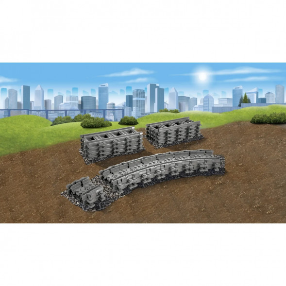 Конструктор LEGO City Trains 7499 Гибкие пути в Тюмени