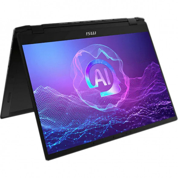 Ноутбук трансформер MSI Summit Pro 16 AI A2HVETG-085RU (16&amp;quot;, IPS, Intel Core Ultra 7 255H 2ГГц, 16 ядер, 32ГБ LPDDR5, 1ТБ SSD, NVIDIA GeForce RTX 4050 - 6 ГБ, Windows 11 Pro), черный в Тюмени