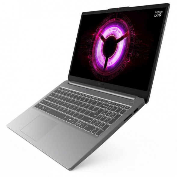 Ноутбук Lenovo LOQ 15ARP10E (83S0007FUS) (15.6&amp;quot;, IPS, AMD Ryzen 7 170 3.2 ГГц, 8 ядер, 16 ГБ DDR5, SSD 512 ГБ, NVIDIA  GeForce RTX 4050 - 6 ГБ, Windows 11 Home), серый в Тюмени