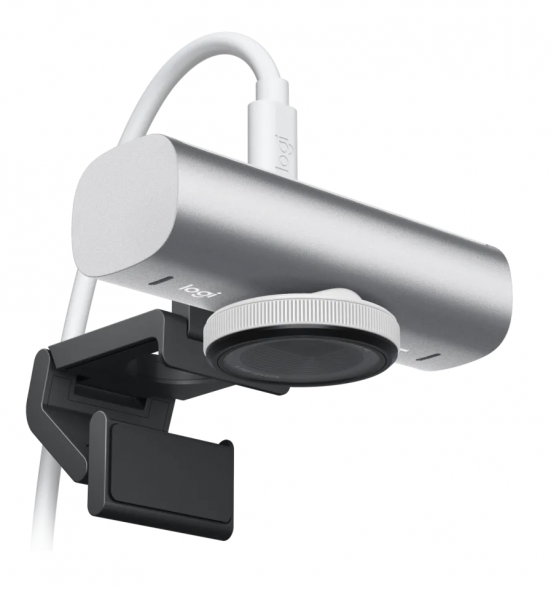 Веб-камера Logitech MX Brio 4K, Pale Grey в Тюмени