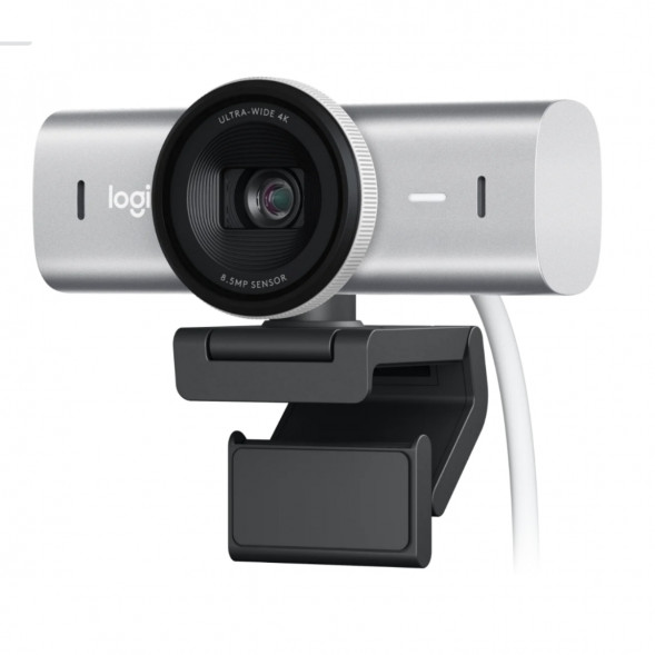 Веб-камера Logitech MX Brio 4K, Pale Grey в Тюмени