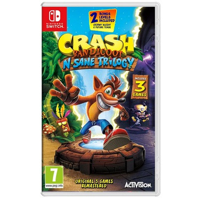 Игра Crash Bandicoot N-Sane Trilogy для (Switch, английский язык) в Тюмени