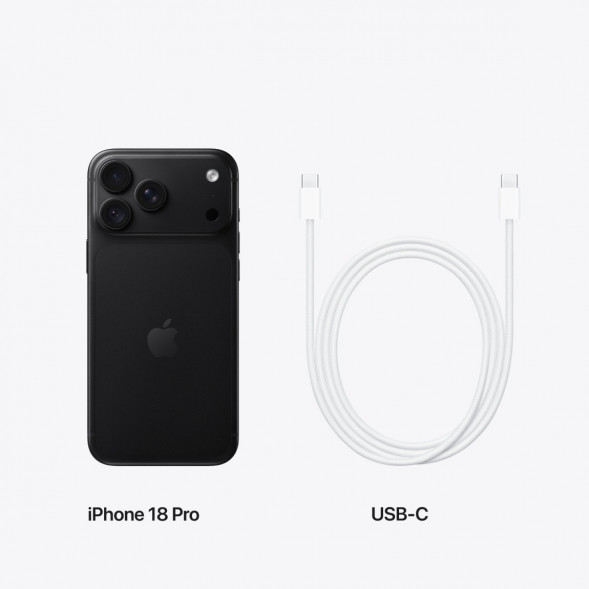 Смартфон Apple iPhone 18 Pro 512GB (eSIM), Black в Тюмени