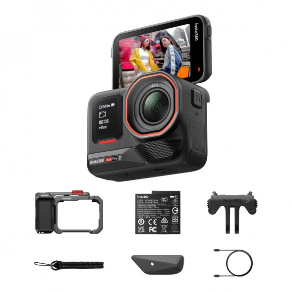 Экшн-камера Insta360 Ace Pro 2 Single Battery Xplorer Bundle, Gray в Тюмени