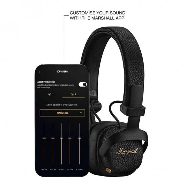 Беспроводные наушники Marshall Milton ANC, Black в Тюмени