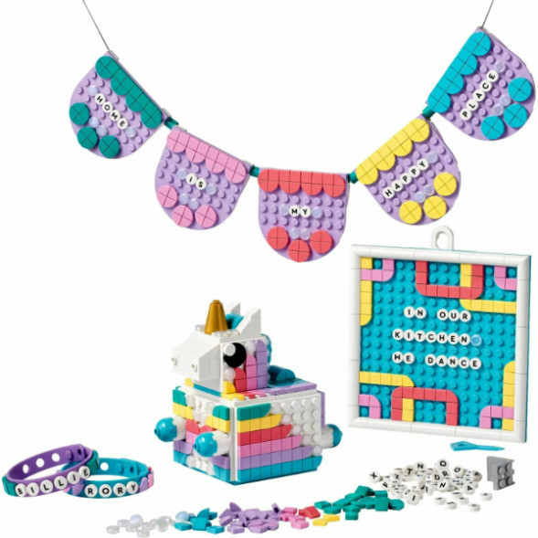 Конструктор LEGO DOTS 41962 Творческий семейный набор «Единорог» в Тюмени