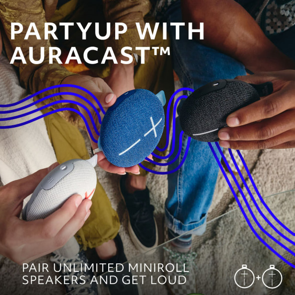 Портативная колонка Ultimate Ears MINIROLL, синий в Тюмени