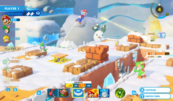 Игра Mario + Rabbids Kingdom Battle [Nintendo Switch, английский язык] в Тюмени