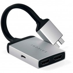 Адаптер Satechi USB-C Dual 4K HDMI Adapter (2xHDMI, USB Type-C)