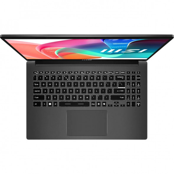 Ноутбук MSI Modern 15 F1MXG-1280RU (15.6&amp;quot;, IPS, Intel Core 7 150U, 10 ядер, 16 ГБ DDR5, SSD 512 ГБ, Intel Iris Xe Graphics, Windows 11), чёрный в Тюмени