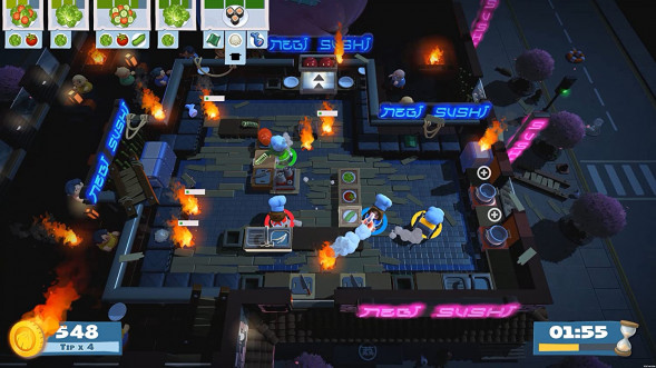 Игра Overcooked &amp;amp; Overcooked 2 [Nintendo Switch, английская версия] в Тюмени