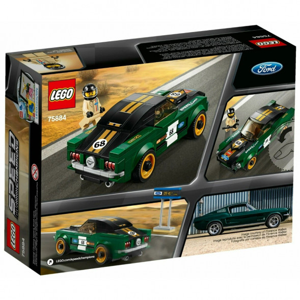 Конструктор LEGO Speed Champions 75884 1968 Ford Mustang Fastback в Тюмени