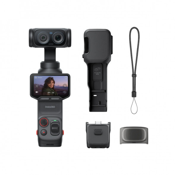 Экшн-камера Insta360 Luna Ultra Standard Combo, Cosmic Black в Тюмени