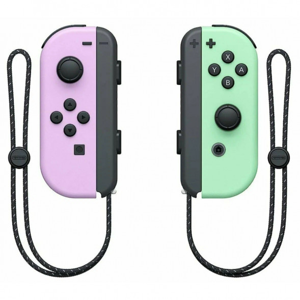 Геймпад Nintendo Switch Joy-Con controllers Duo, пастельный пурпурный / пастельный зеленый в Тюмени