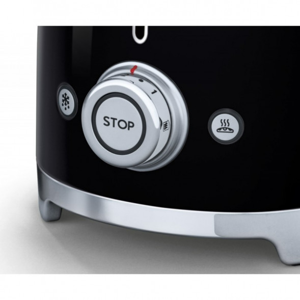 Тостер Smeg TSF01BLEU, черный в Тюмени