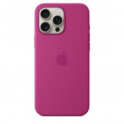 Чехол Apple для iPhone 16 Pro Max Silicone MagSafe, Fuchsia (MYYX3ZM/A)