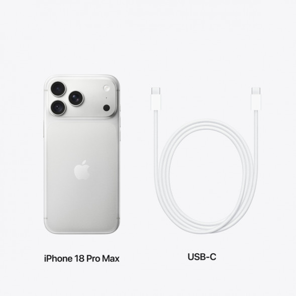 Смартфон Apple iPhone 18 Pro Max 512GB (SIM + eSIM), Silver в Тюмени