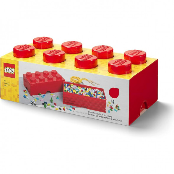 Пластиковый кубик для хранения LEGO Creator 4004, красный в Тюмени