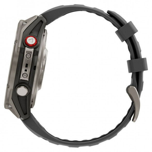 Умные часы Garmin Fenix 8 PRO, 51 мм, AMOLED, Sapphire, Titanium with Graphite/Black Silicone Band 010-03199-10 в Тюмени