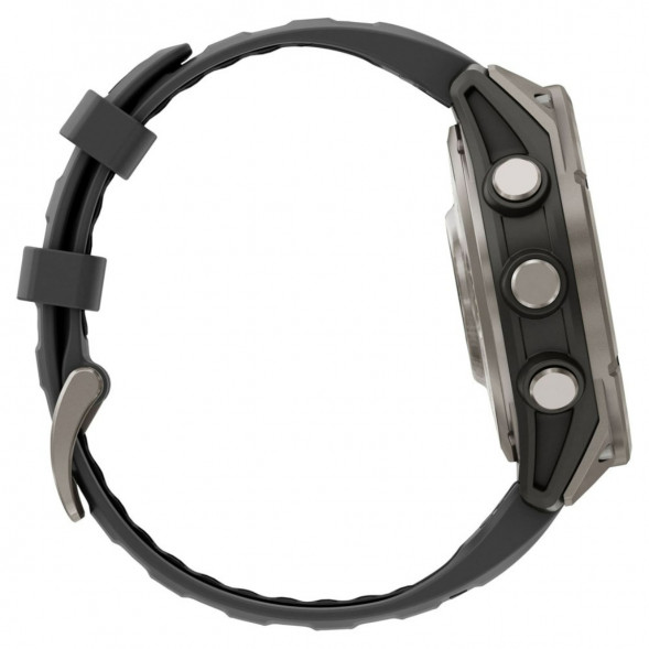 Умные часы Garmin Fenix 8 PRO, 51 мм, AMOLED, Sapphire, Titanium with Graphite/Black Silicone Band 010-03199-10 в Тюмени