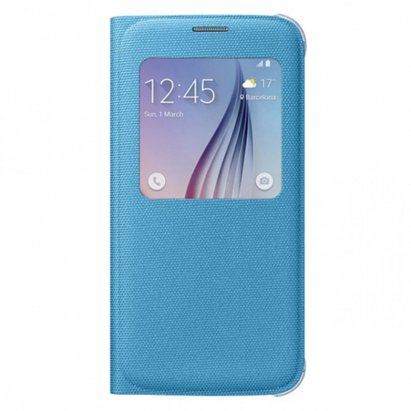 Чехол для Samsung Galaxy S6 S-View Cover (EF-CG920BLE), Blue в Тюмени