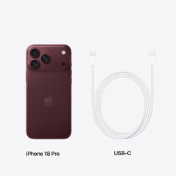Смартфон Apple iPhone 18 Pro 2TB (eSIM), Burgundy