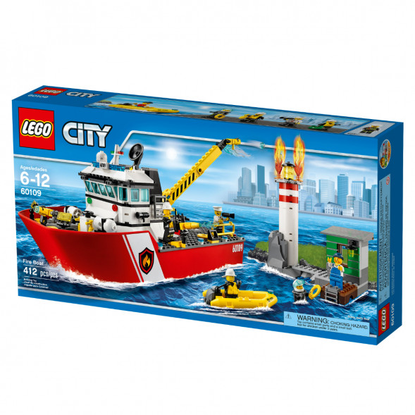 Конструктор LEGO City 60109 Пожарный катер в Тюмени