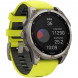 Умные часы Garmin Fenix 8, 51 мм, Solar, Sapphire Titanium with AMP Yellow/Graphite Silicone Band 010-02907-20 в Тюмени