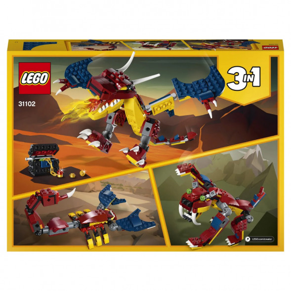 Конструктор LEGO Creator 31102 Огненный дракон в Тюмени