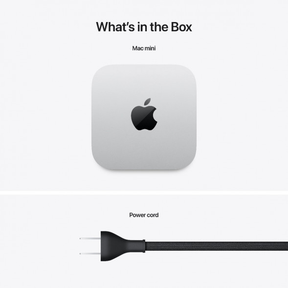 Компьютер Apple Mac mini M4 2024 (MU9D3) (10 Core GPU, 16ГБ, 256ГБ SSD, Apple, macOS), серебристый в Тюмени
