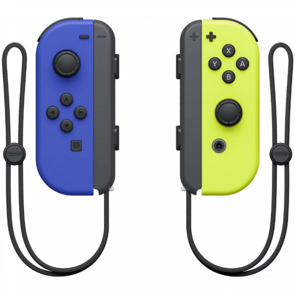 Геймпад Nintendo Switch Joy-Con controllers Duo, синий/желтый в Тюмени