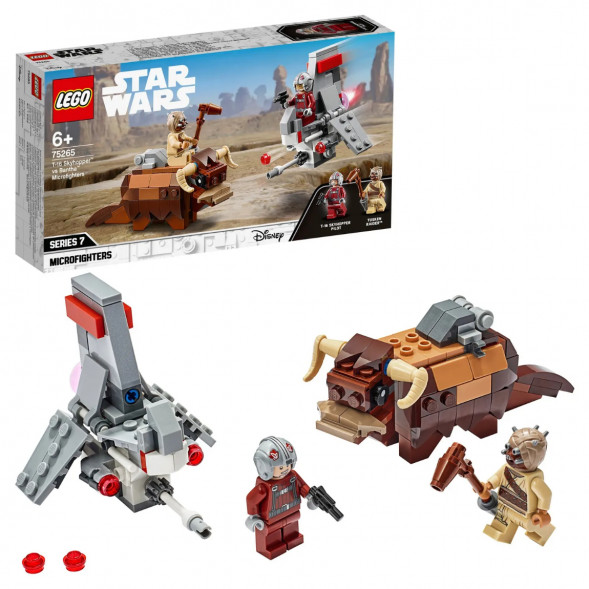 Конструктор LEGO Star Wars 75265 Микрофайтеры Скайхоппер T-16 против Банты в Тюмени