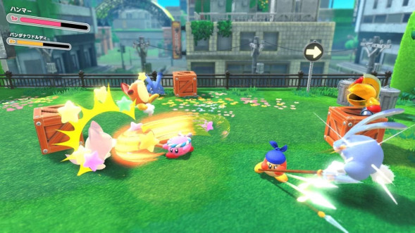 Игра Kirby and the Forgotten Land + Star-Crossed World [Nintendo Switch 2, английская версия] в Тюмени