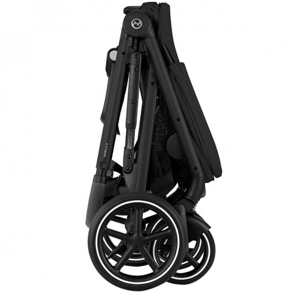 Детская коляска Cybex Gazelle S BLK Moon Black с корзиной и дождевиком в Тюмени