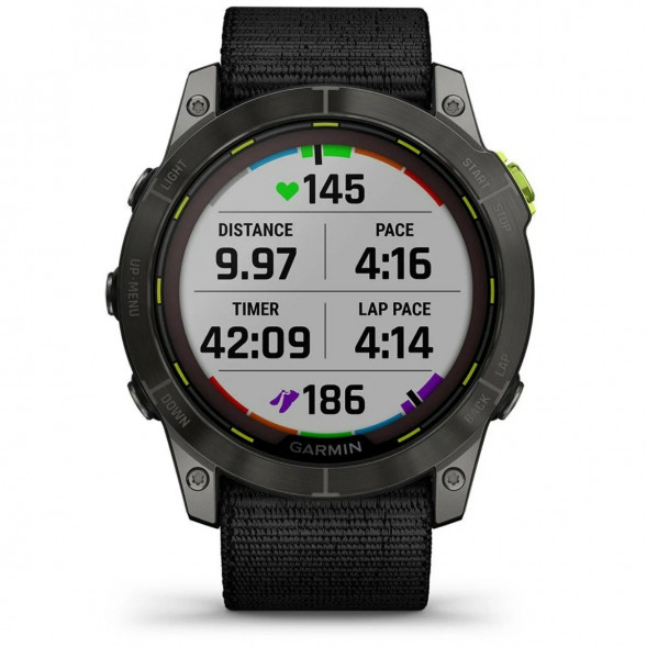 Умные часы Garmin Enduro 2 угольно-серый DLC титановый с нейлоновым ремешком UltraFit 010-02754-01 в Тюмени
