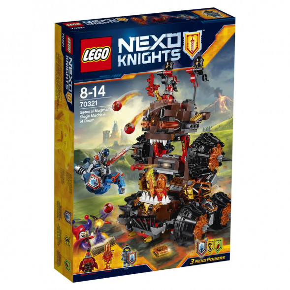 Конструктор LEGO Nexo Knights 70321 Роковое наступление Генерала Магмара в Тюмени