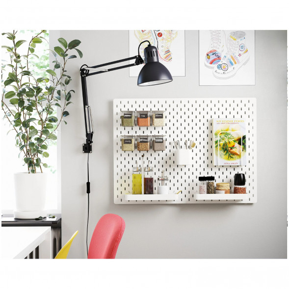 Лампа рабочая IKEA TERTIAL, черный в Тюмени
