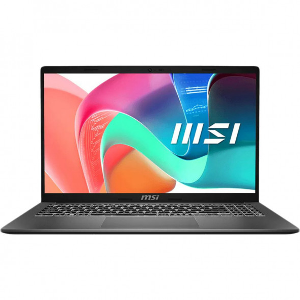 Ноутбук MSI Modern 15 F1MXG-1279XRU (15.6&amp;quot;, IPS, Intel Core 7 120U 1.4ГГц, 10 ядер, 16ГБ DDR5, 512ГБ SSD, Intel Graphics, без ОС), серый в Тюмени